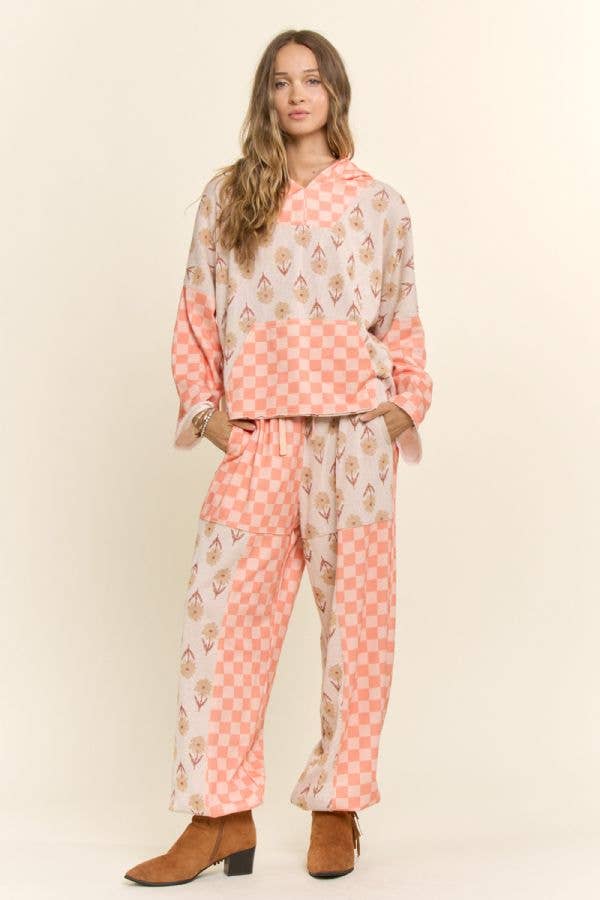Retro Checkered Lounge Set