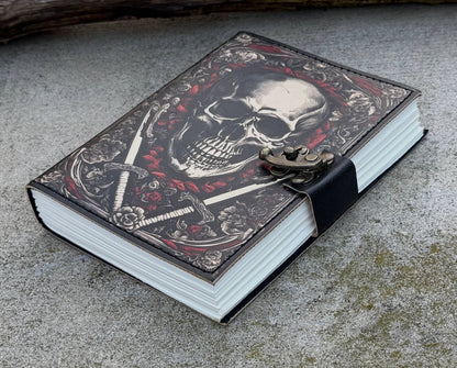 Leather Journal Celestial Sun Moon