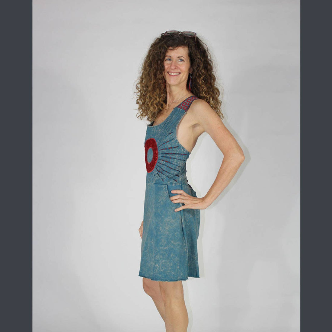 AMNI BLUES MINI DRESS