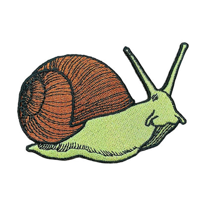 Patch - Snail Slow Living Determined Nature Humor Quirky