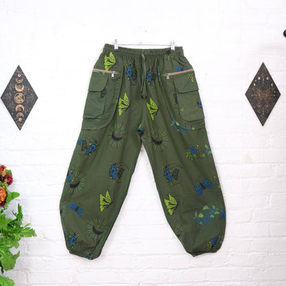 Whimsy Goth Inspired Boho Hippie Unisex Pants