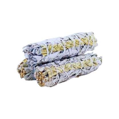 Sweet Grass &amp; White Sage 4" Smudge Sticks