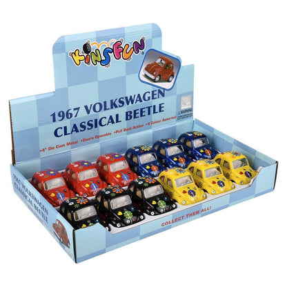 4" Diecast Pull Back 1967 VW Classic Beetle