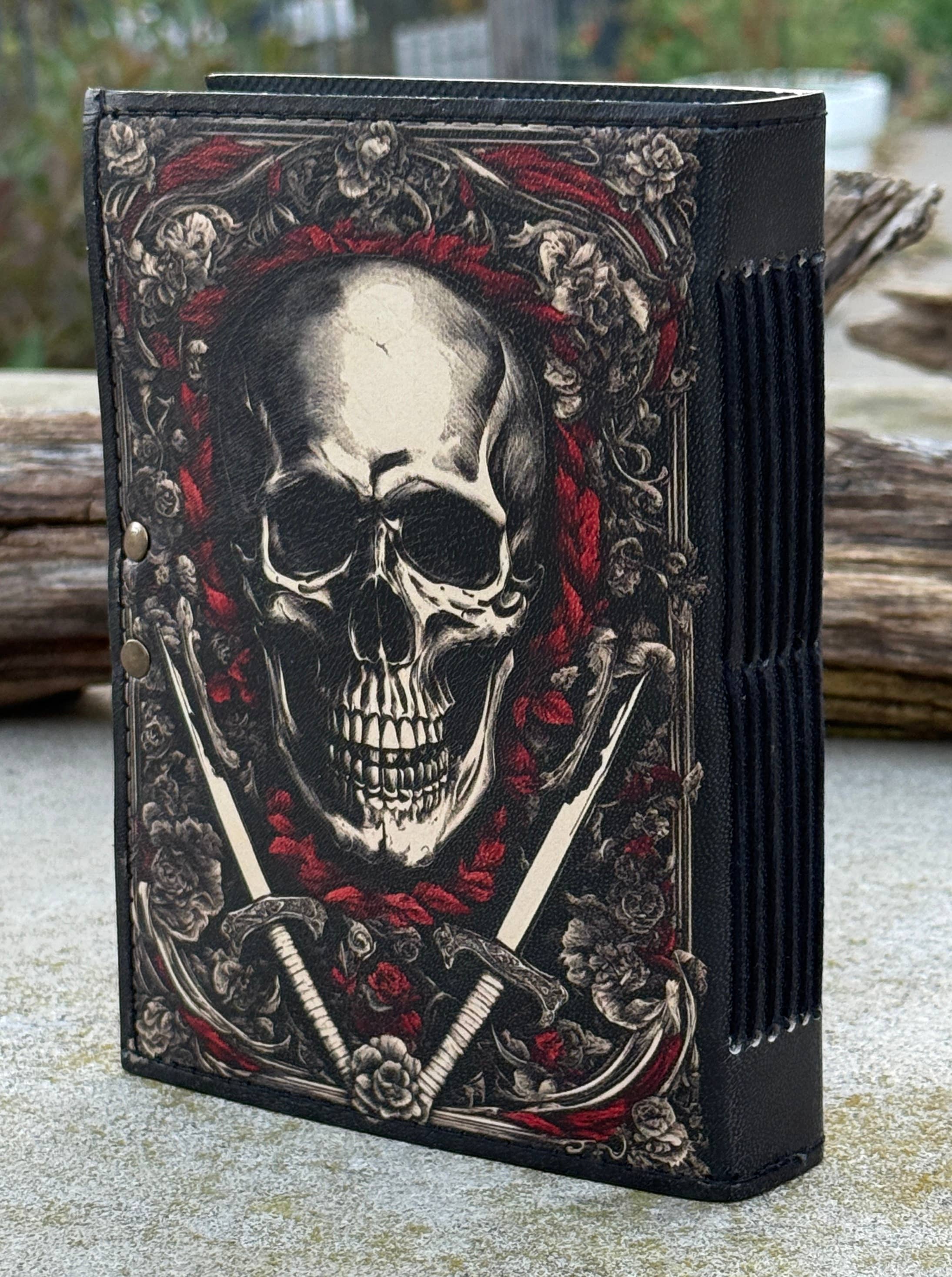 Leather Journal Celestial Sun Moon