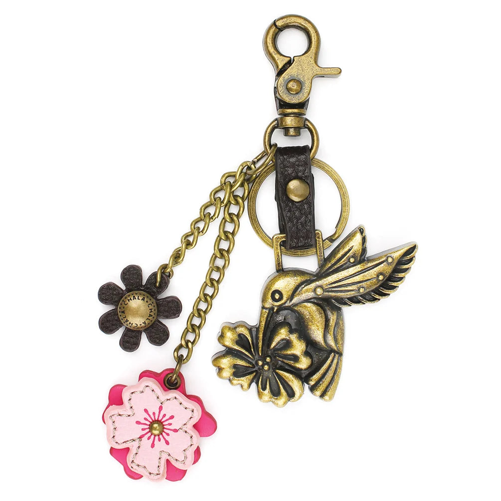 Metal Charming Keychain - Hummingbird