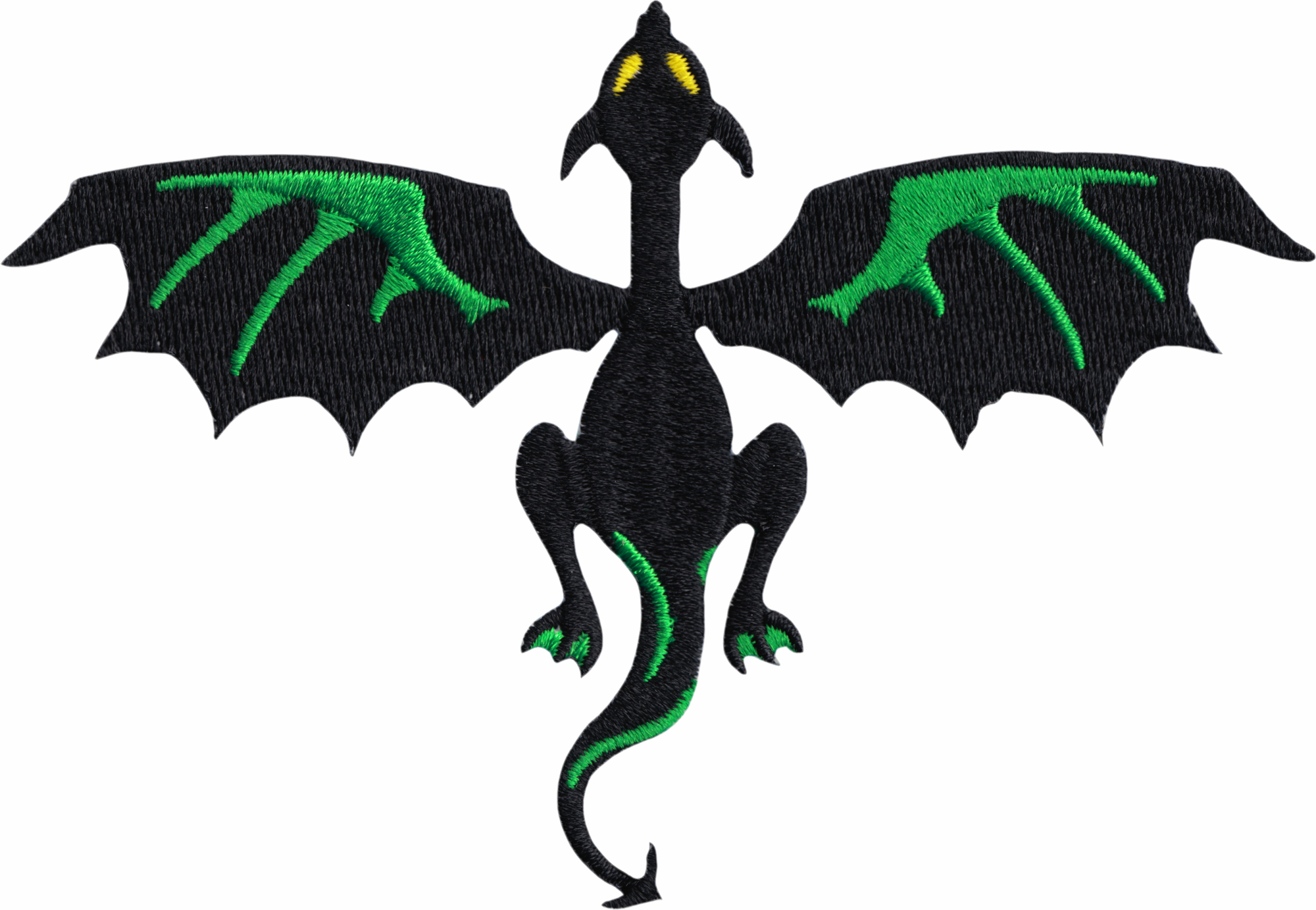 Patch - Dragon - Black And Green