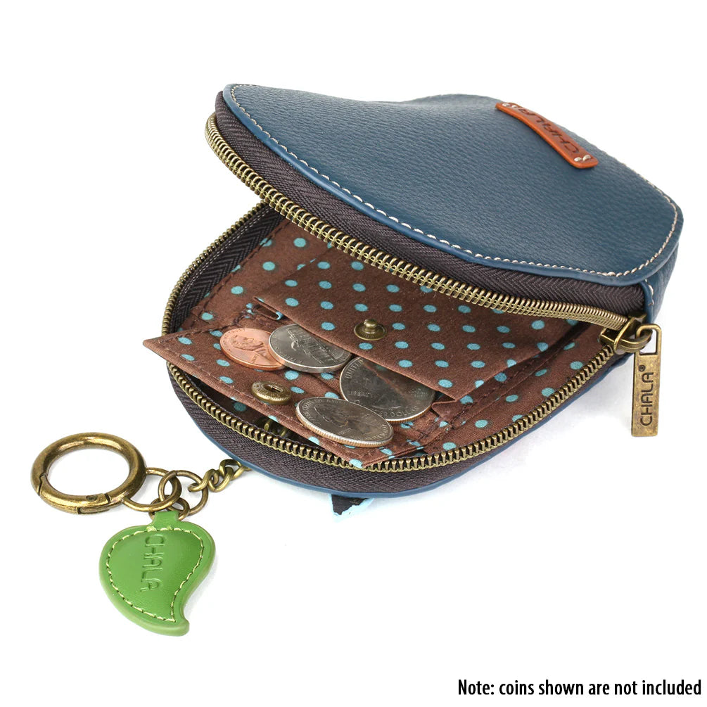 Mini Coin Purse Keychain - Hummingbird A
