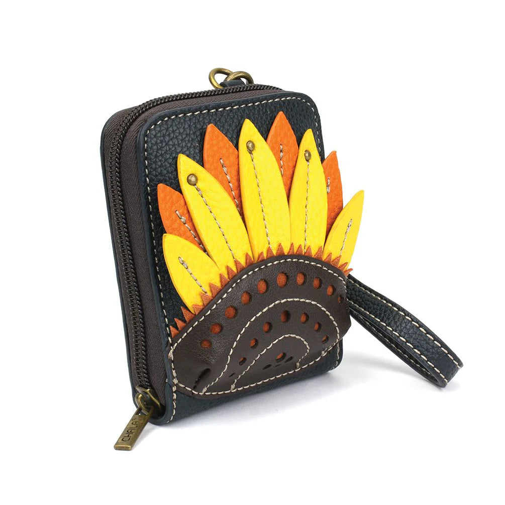 Wallet Wristlet Sunflower
