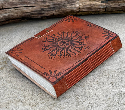 Handmade Journal Celestial Sun