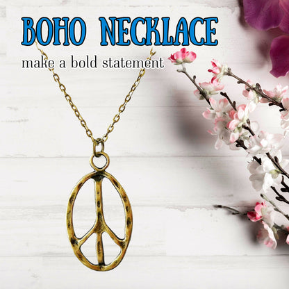 Peace Symbol Necklace