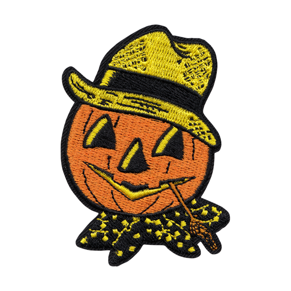 Patch - Pumpkin - Scarecrow Jack-O-Lantern Vintage Halloween
