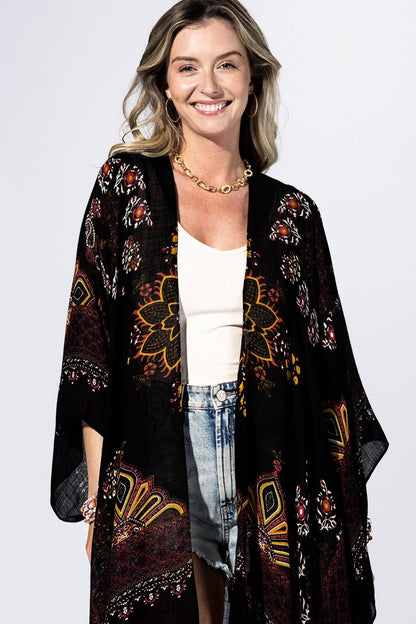 Ember Medallion Kimono
