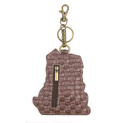 Key Fob/Coin Purse - Bulldog
