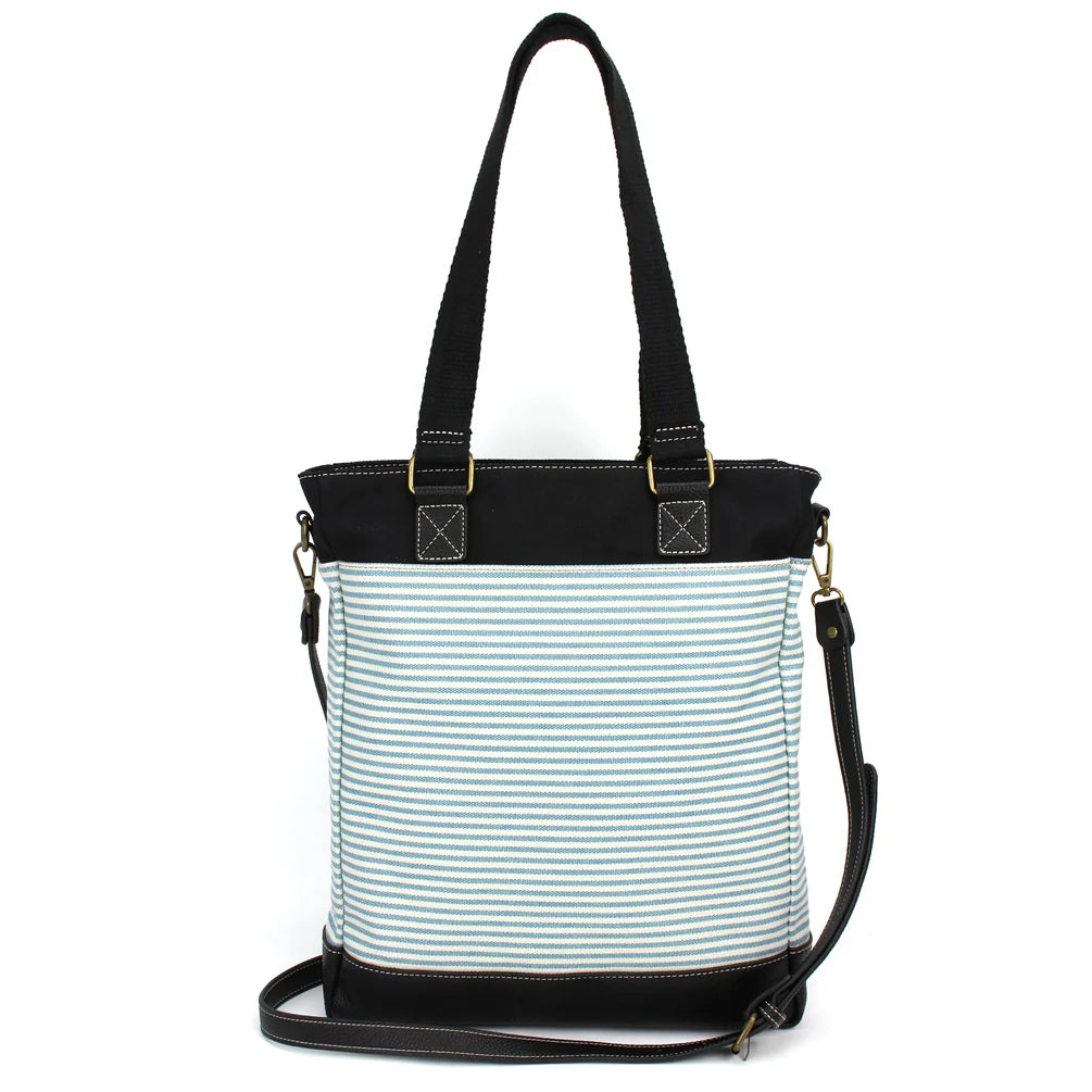 Work Tote - Blue Butterfly