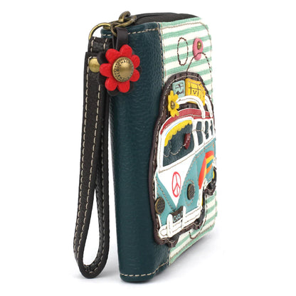 Zip Around Wallet - Bus