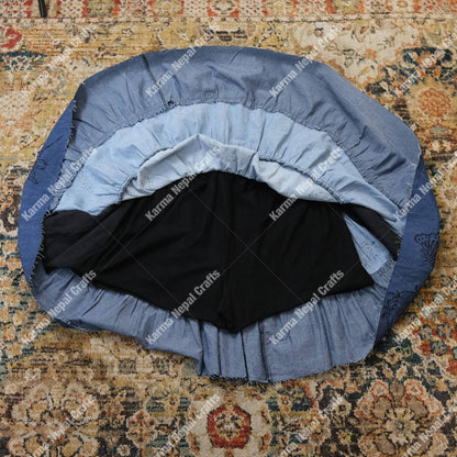 Patchwork Mini Skort with Pockets