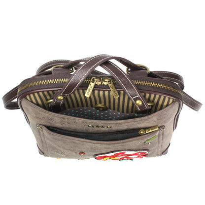 Convertible Backpack Purse - Mushrooms