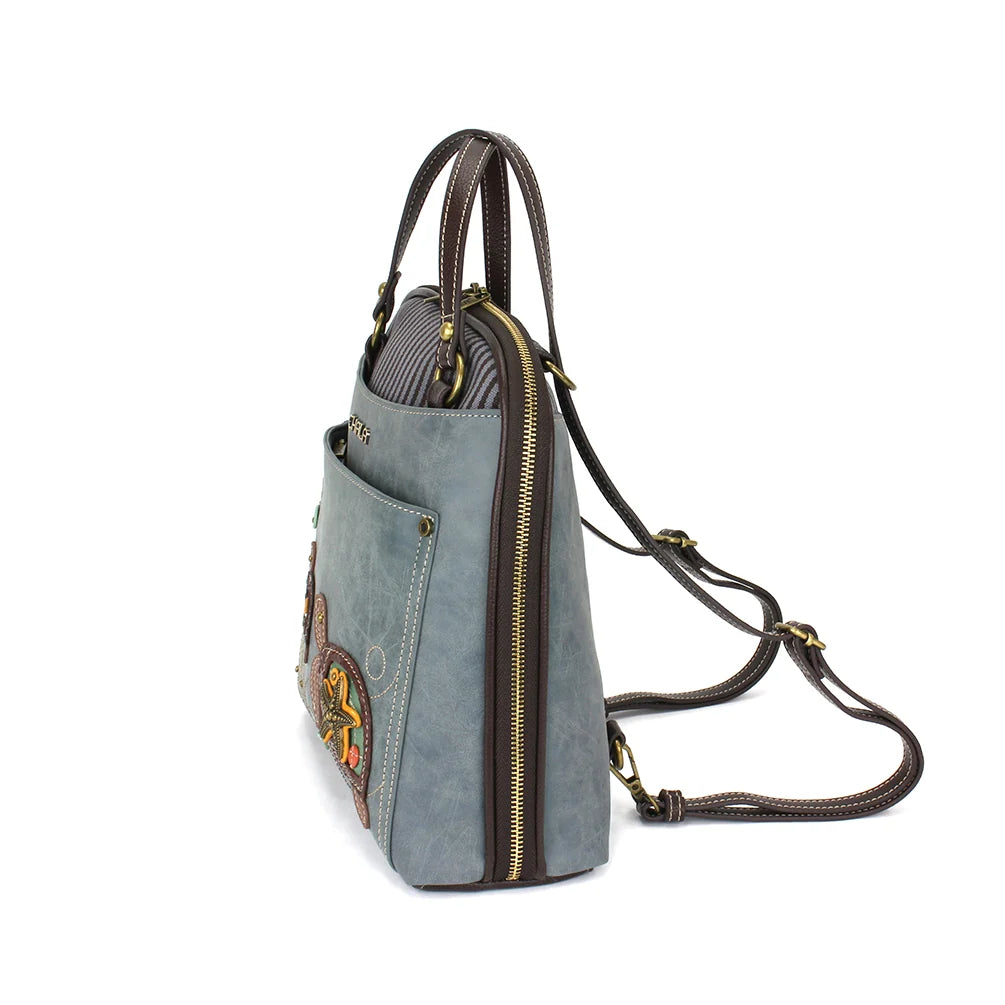 Convertible Backpack Purse - Turtle