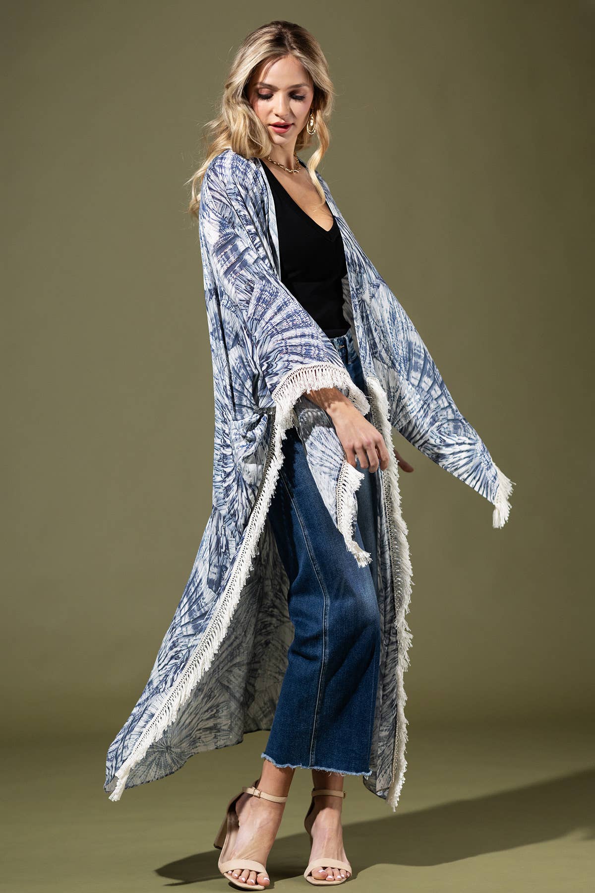 Indigo Hand Kimono
