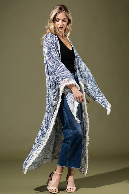 Indigo Hand Kimono