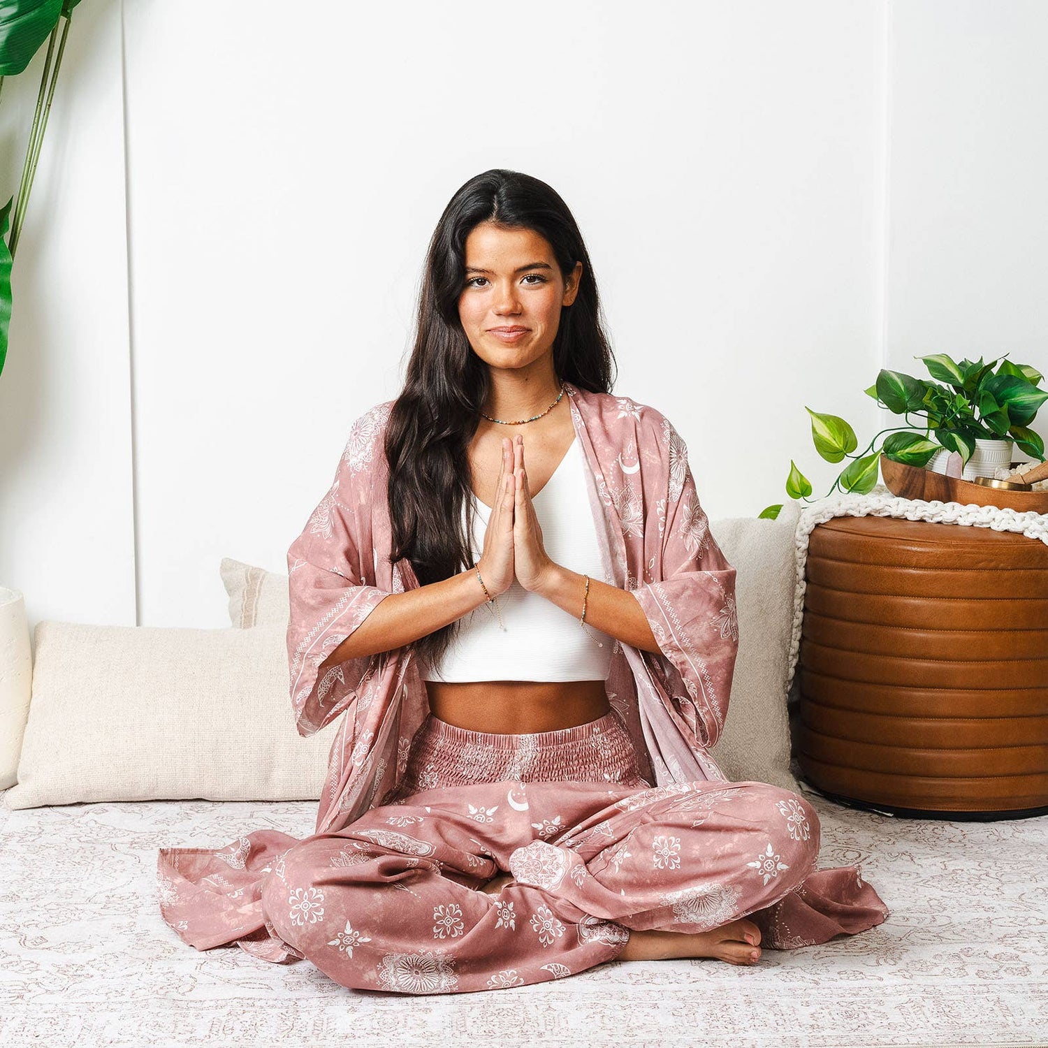 Dusty Rose Lotus Moon Harem