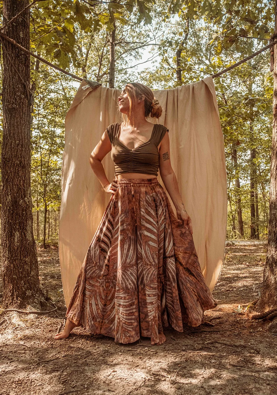 Hand Dyed Palazzo Pants