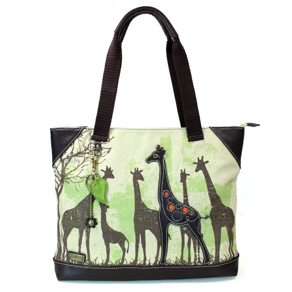 Giraffe Canvas Tote