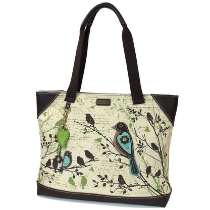 Safari Canvas Tote - Bird