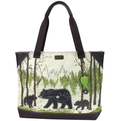 Safari Canvas Tote - Bear