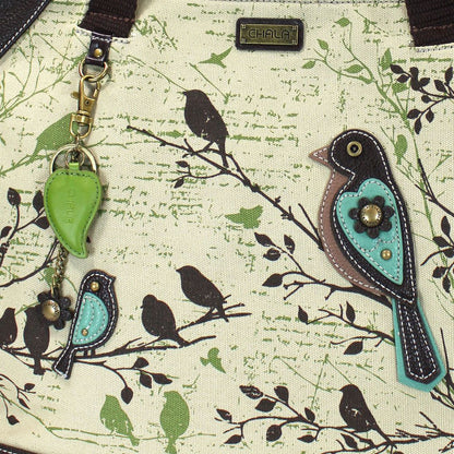 Safari Canvas Tote - Bird