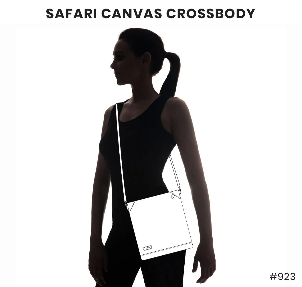 Canvas Crossbody - Horse (Brown)