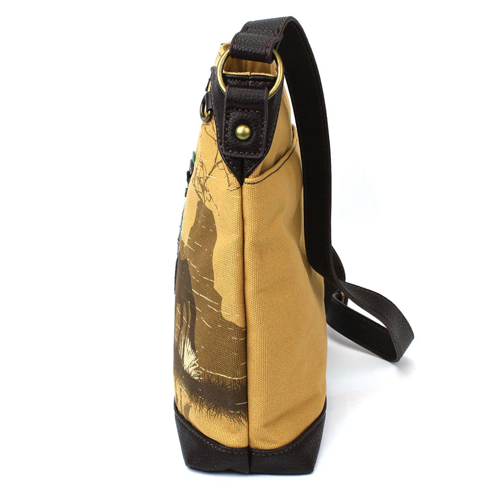 Canvas Crossbody - Horse (Brown)