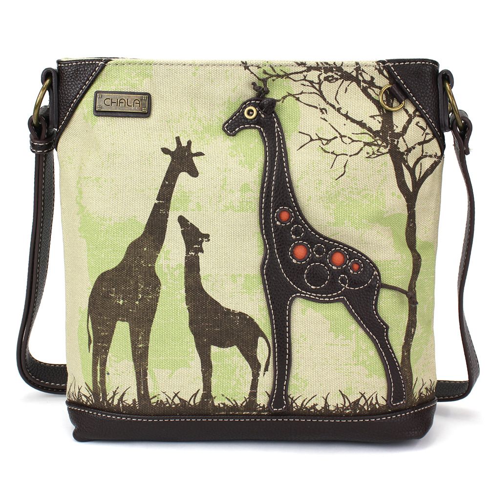 Canvas Crossbody - Giraffe