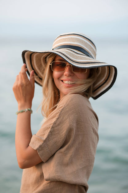 Pure Linen White Top: White
