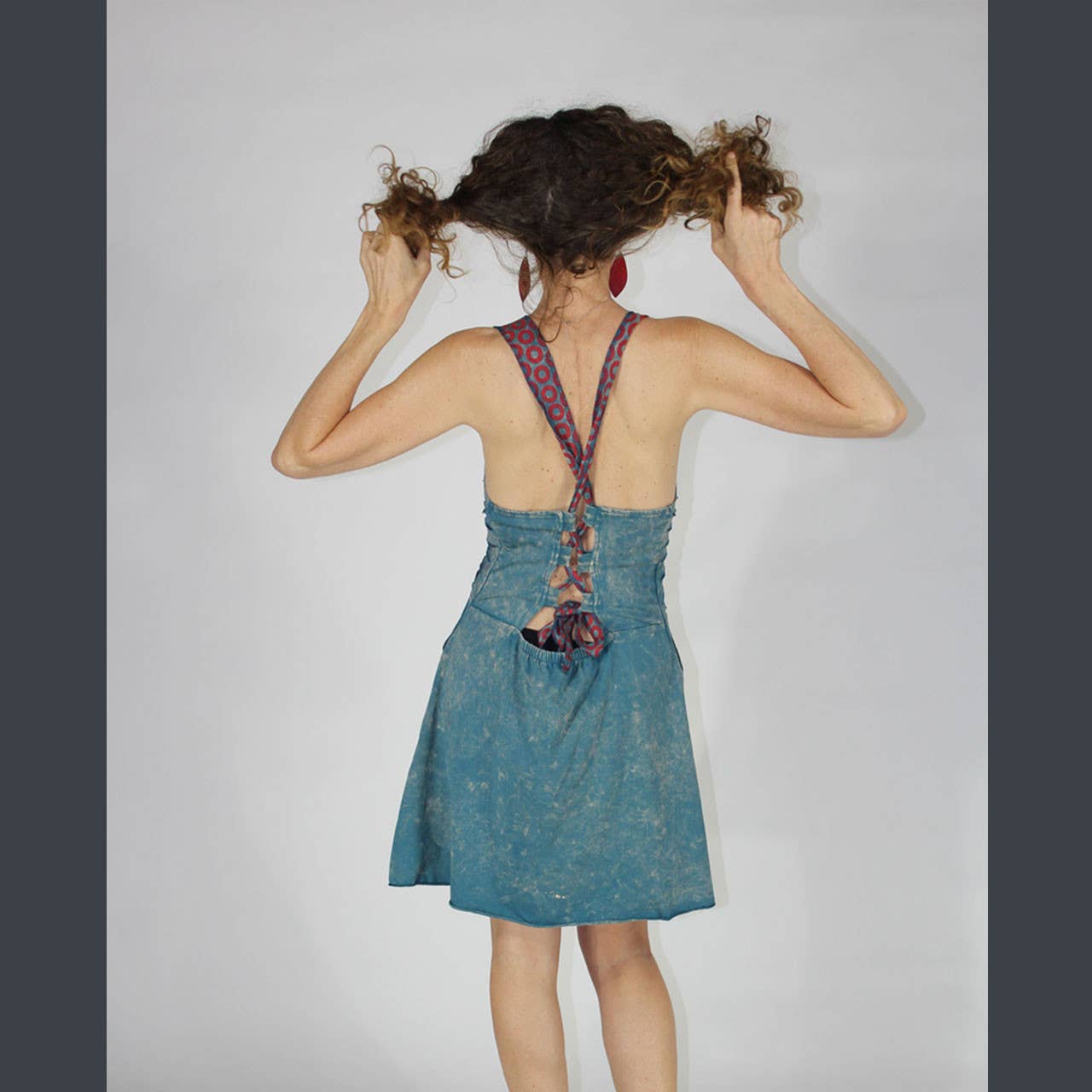 AMNI BLUES MINI DRESS