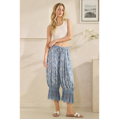 PAISLEY PRINTED BLOOMER PANTS