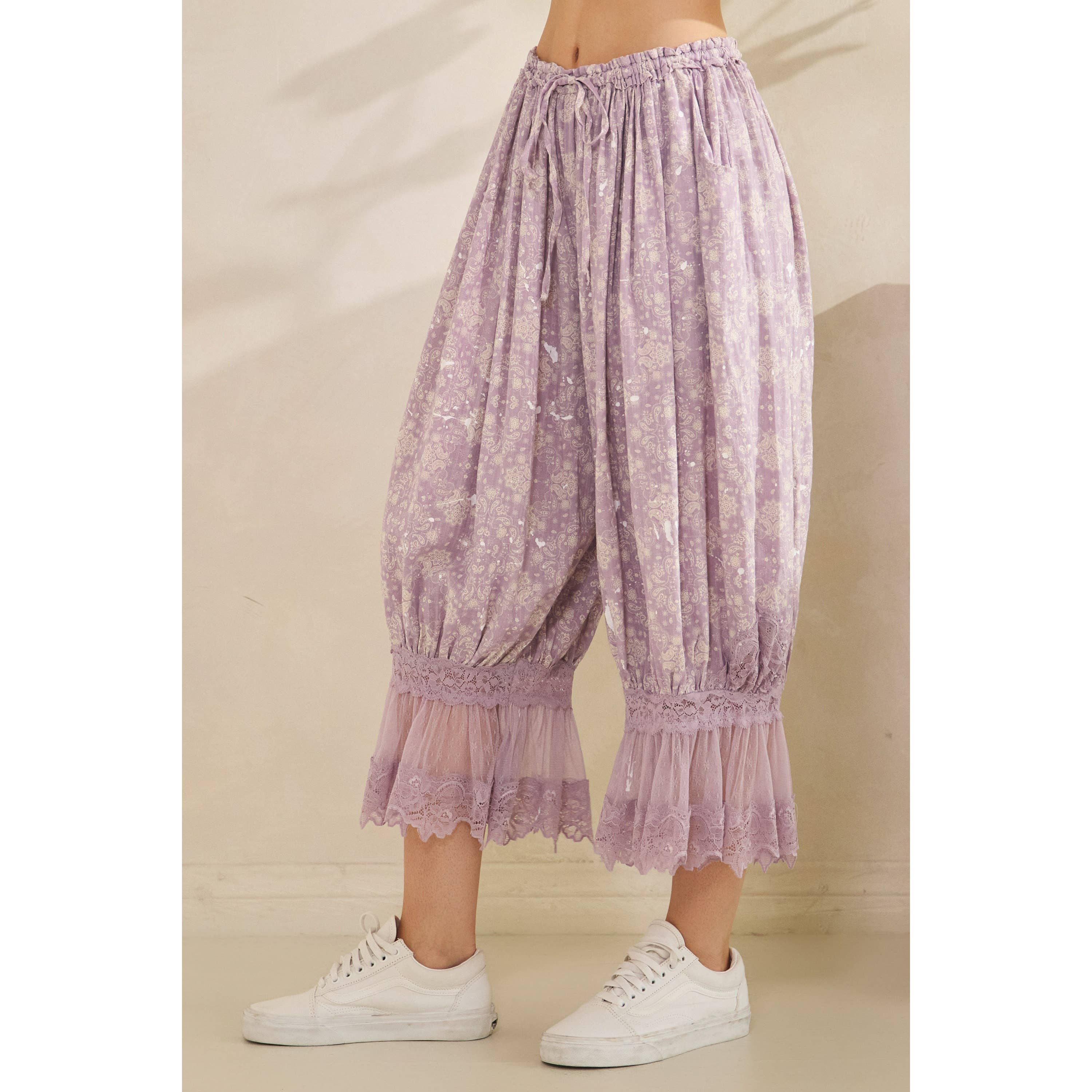 PAISLEY PRINTED BLOOMER PANTS