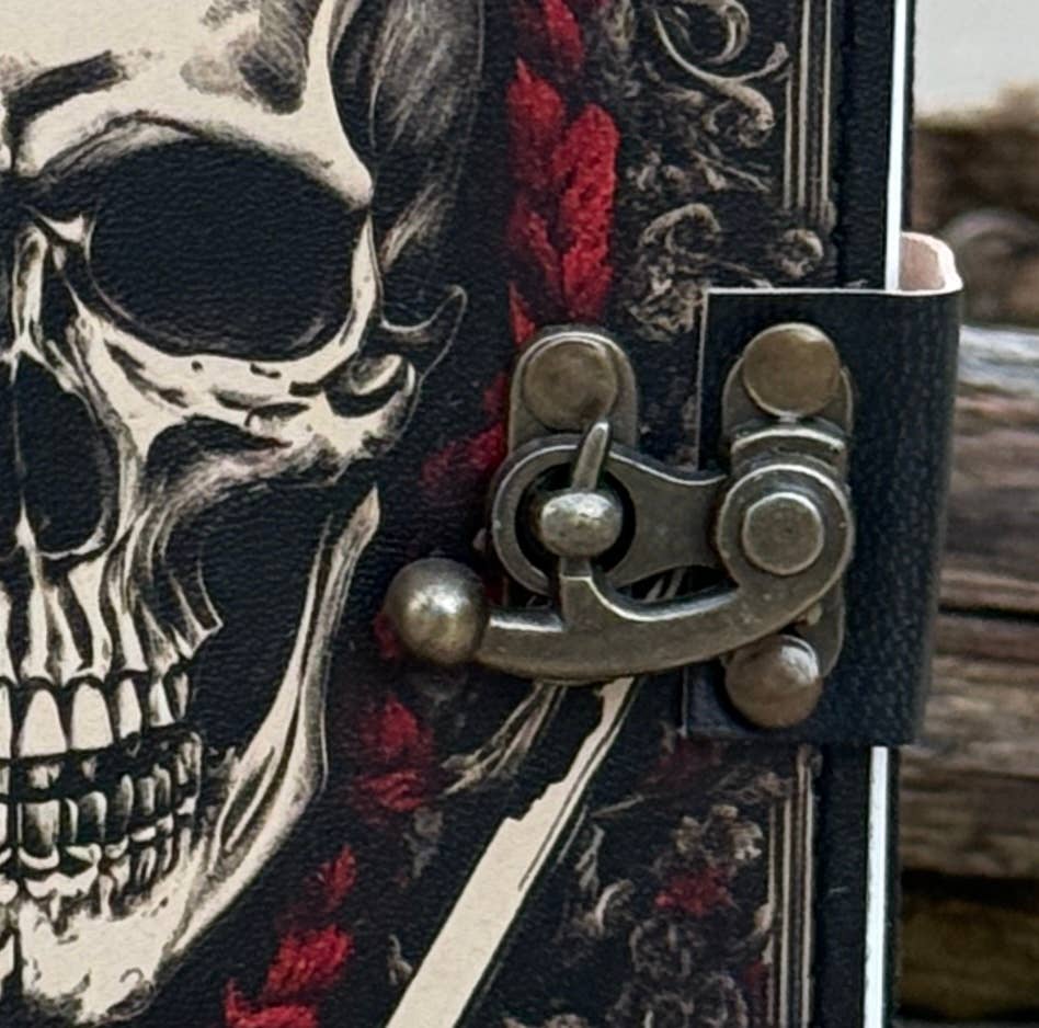 Leather Journal Celestial Sun Moon