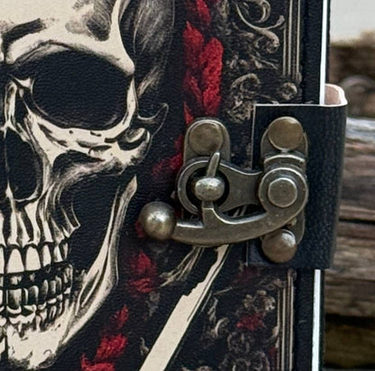 Leather Journal Celestial Sun Moon