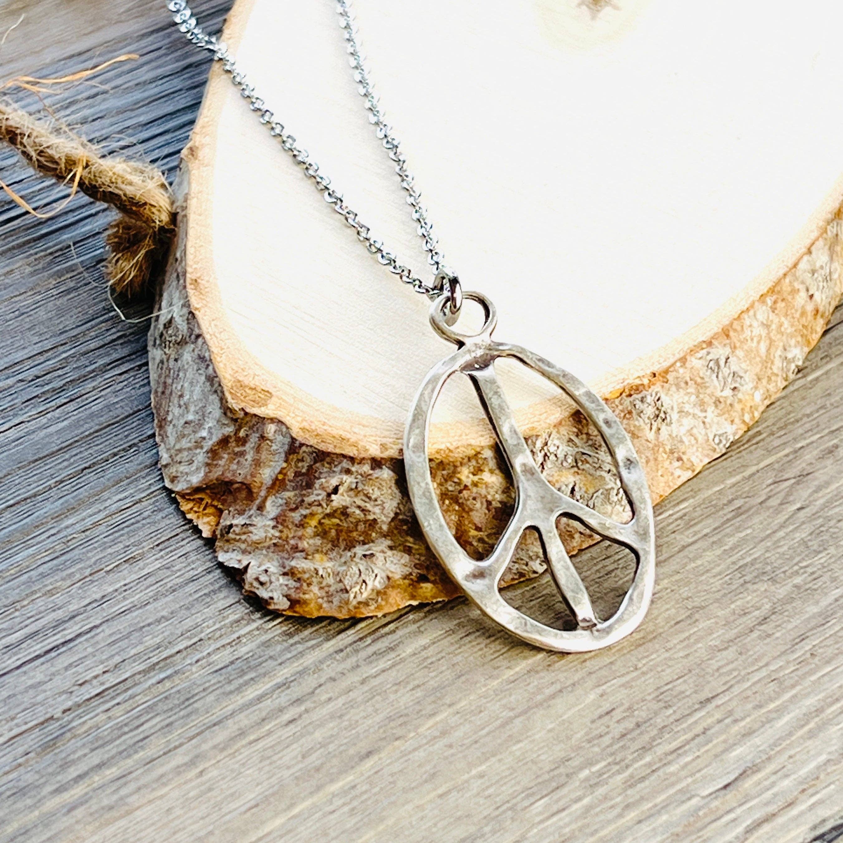Peace Symbol Necklace