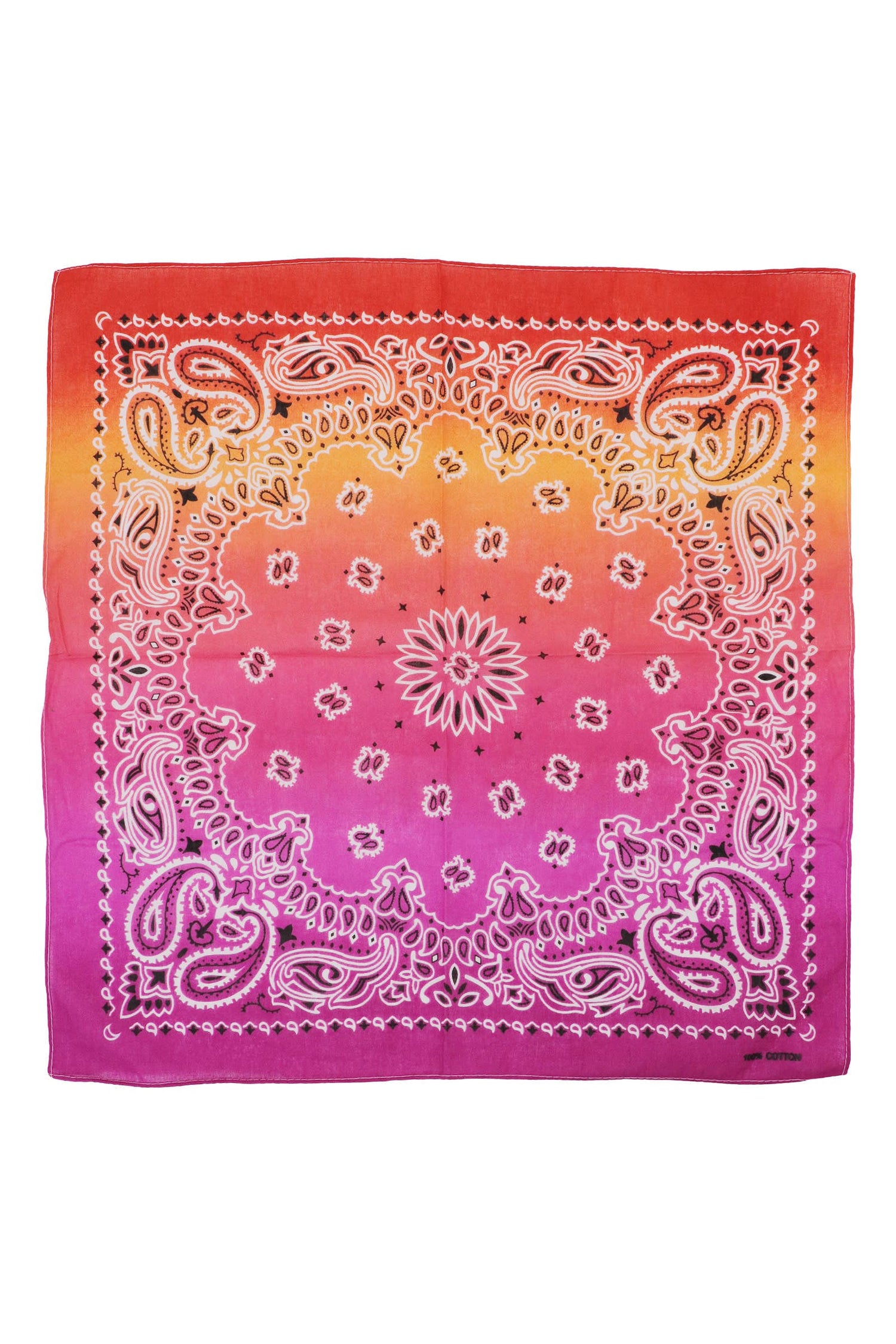 Paisley Print Square Bandanas