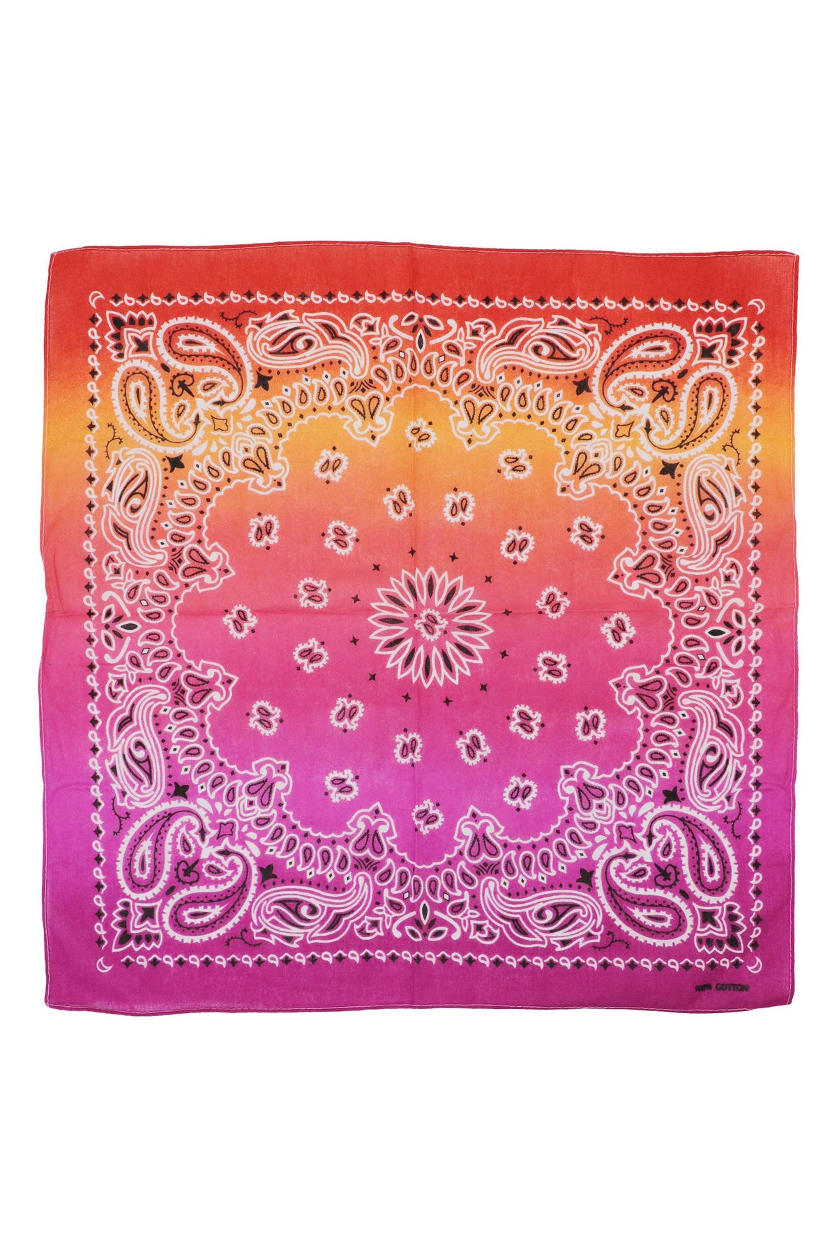 Paisley Print Square Bandanas