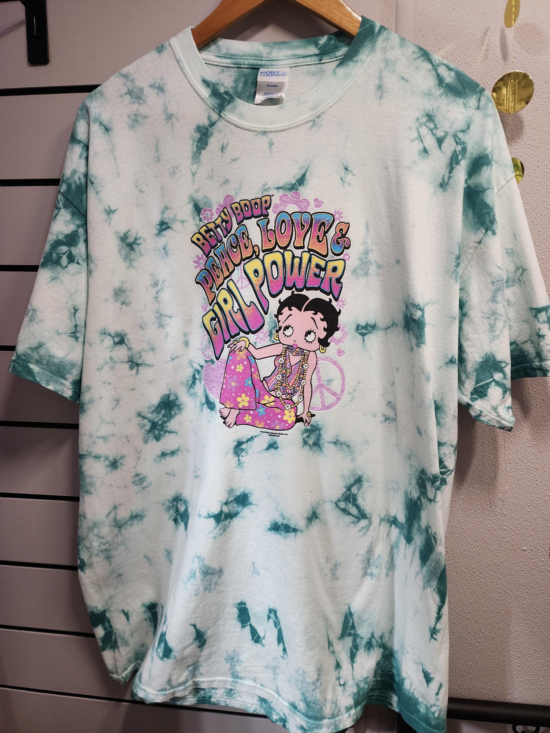 Betty Boop Peace Love T-Shirt - Random Hippie