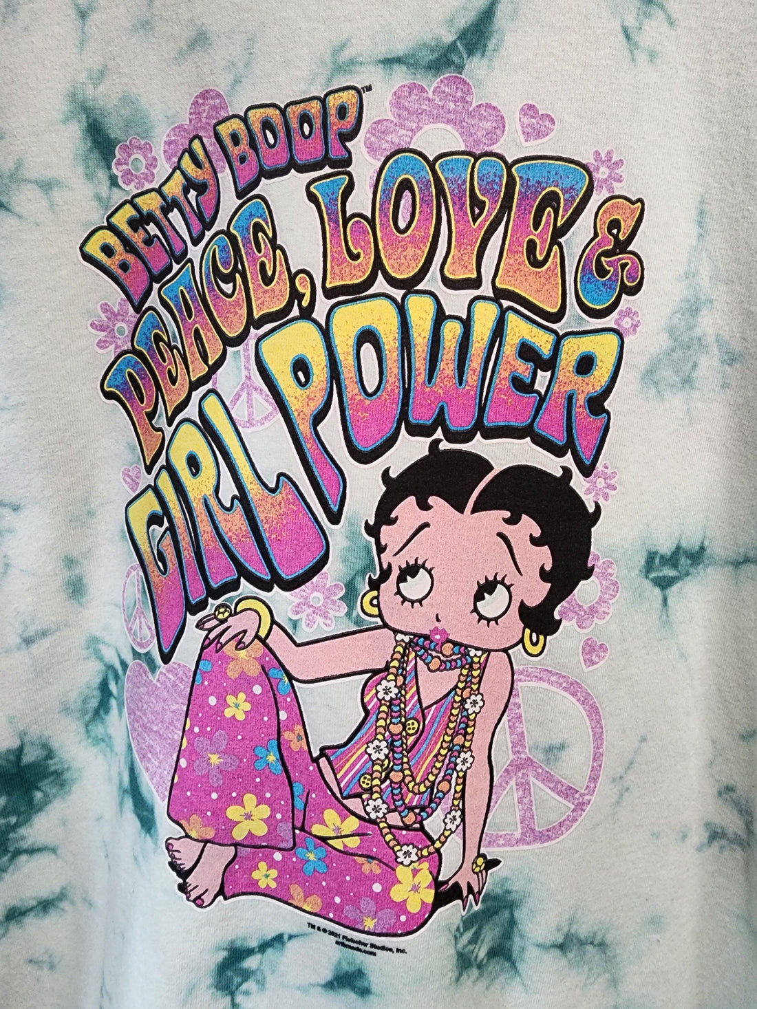 Betty Boop Peace Love T-Shirt - Random Hippie
