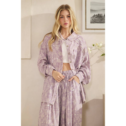 PAISLEY PRINTED BUTTON-DOWN SHIRT