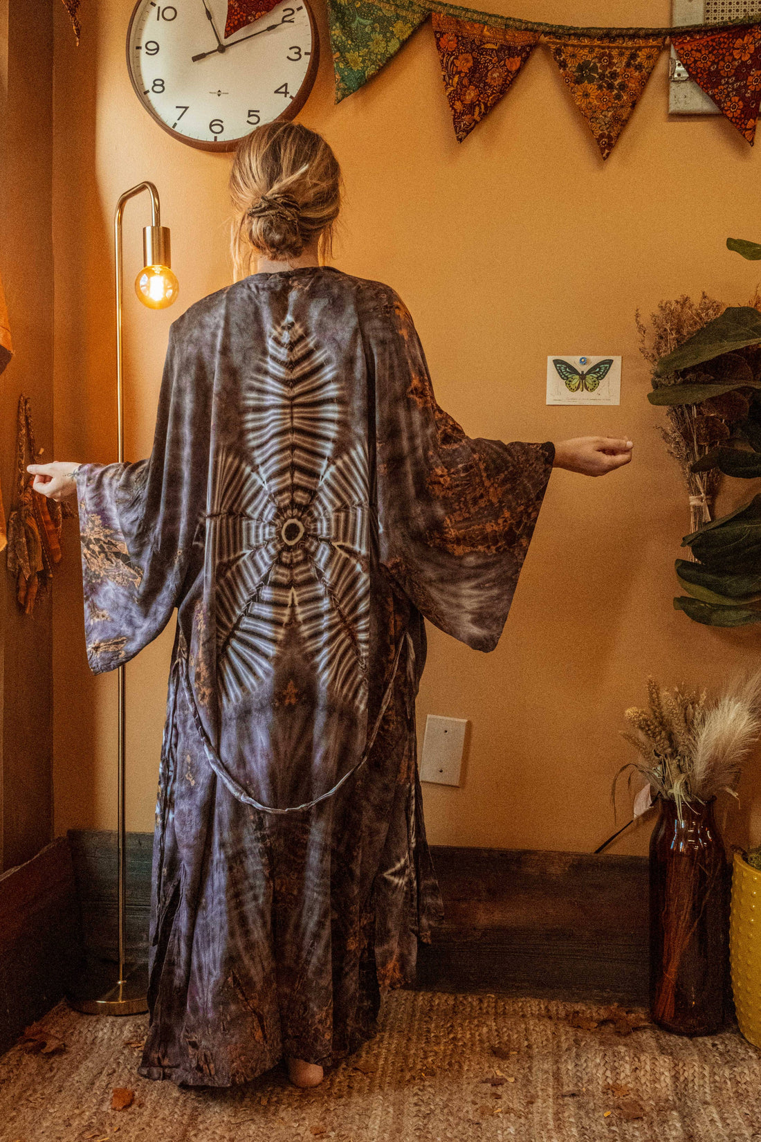 Bohemian Hippie Hand Dyed Kimono