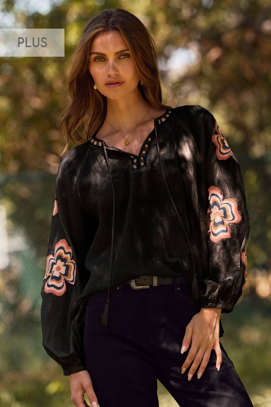 Loose-fit Puff Sleeve Top