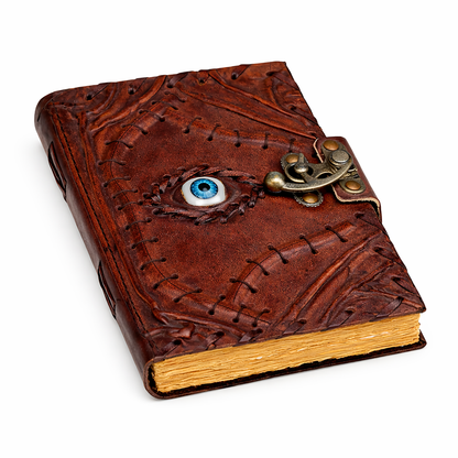 Leather Embossed Journal - Evil Eye (5 x 7 in.)