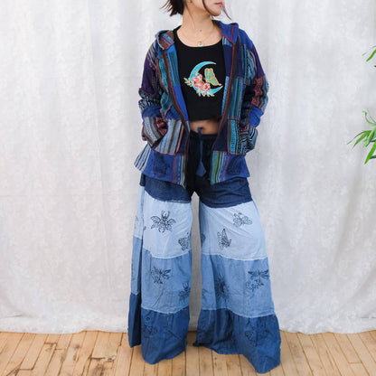 Flowy Tiered Boho Pants with Pockets