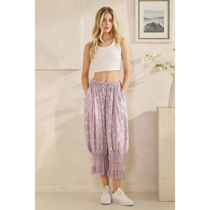 PAISLEY PRINTED BLOOMER PANTS